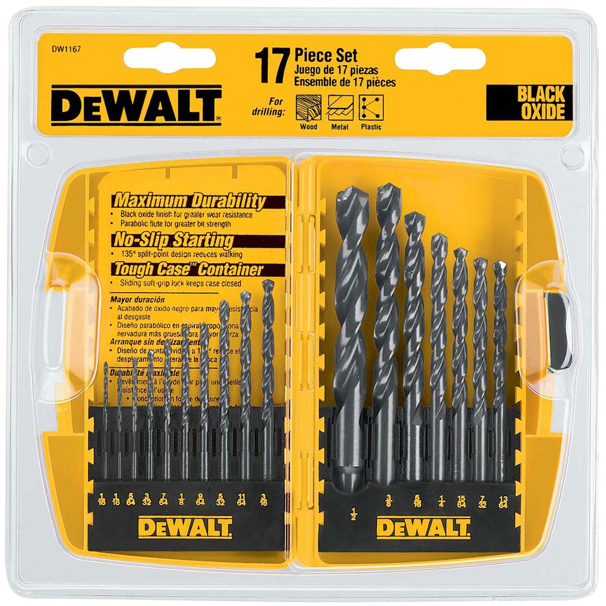 DeWalt 17pc Black Oxide Bit Set